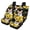 Corgi Sunflower, variant on Uourmeti Car Seat Covers Interior Breathable Car Front Seat Covers Polyester Full Set Easy Installation, Fit for Cars Truck Trucks, Dark Spider web
