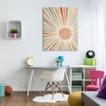 thumbnail image 2 of Stupell Industries Children's Bold Summer Sun Warm Tone Abstract Rays, 36 x 48, Design by Ziwei Li, 2 of 6