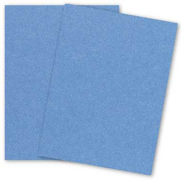 Metallic BLUE VISTA 8.5X14 (Legal) Paper 105C Cardstock - 150 PK -- Pearlescent 8-1/2-x-14 Metallic Card Stock Paper - Business, Card Making, Designers, Professional and DIY Projects