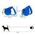 thumbnail image 4 of Correa Retractable Con Botón de Seguridad Mango Plástico Importadora La Merced Azul Alta Resistencia, 4 of 6