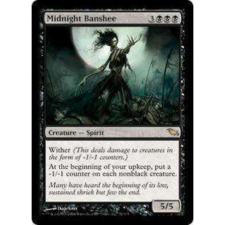 MtG Shadowmoor Rare Midnight Banshee #72