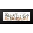 thumbnail image 2 of Jacobs, Cindy 14x7 Black Modern Framed Museum Art Print Titled - The Lord Bless You, 2 of 5