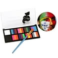 thumbnail image 4 of Abbracc 2 Pack Face Body Paint Cosmetic Stage Theatre Palette Party Facepaint Paints, 4 of 6