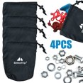 thumbnail image 1 of Kits Senderismo Al Aire Libre Almacenamiento Camping Nail Wind Rope Hebilla (Negro), 1 of 8