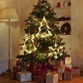 thumbnail image 5 of Luces navideñas para decoración de ventanas, luces navideñas para interiores, decoración de ventanas, luces colgantes para fiestas, decoración interior, regalo de Navidad JAMW Sencillez, 5 of 5