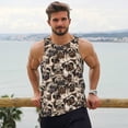 thumbnail image 6 of Logiee Cute French Bulldog Print Men's Workout Tank Top,Quick Dry Workout Tank Top,Gym Muscle Tee,Fitness Bodybuilding Sleeveless T Shirt-4X-Large, 6 of 7