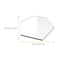 thumbnail image 2 of OULII 10pcs Wedding Table Seating Cards Acrylic Guest Name Labeling for Parties, 2 of 8