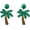 Green, variant on Palm Tree Raffia earrings Boho Tropical Dangle Earrings for Women Lightweight Natural Grass Jewelry[c2849]