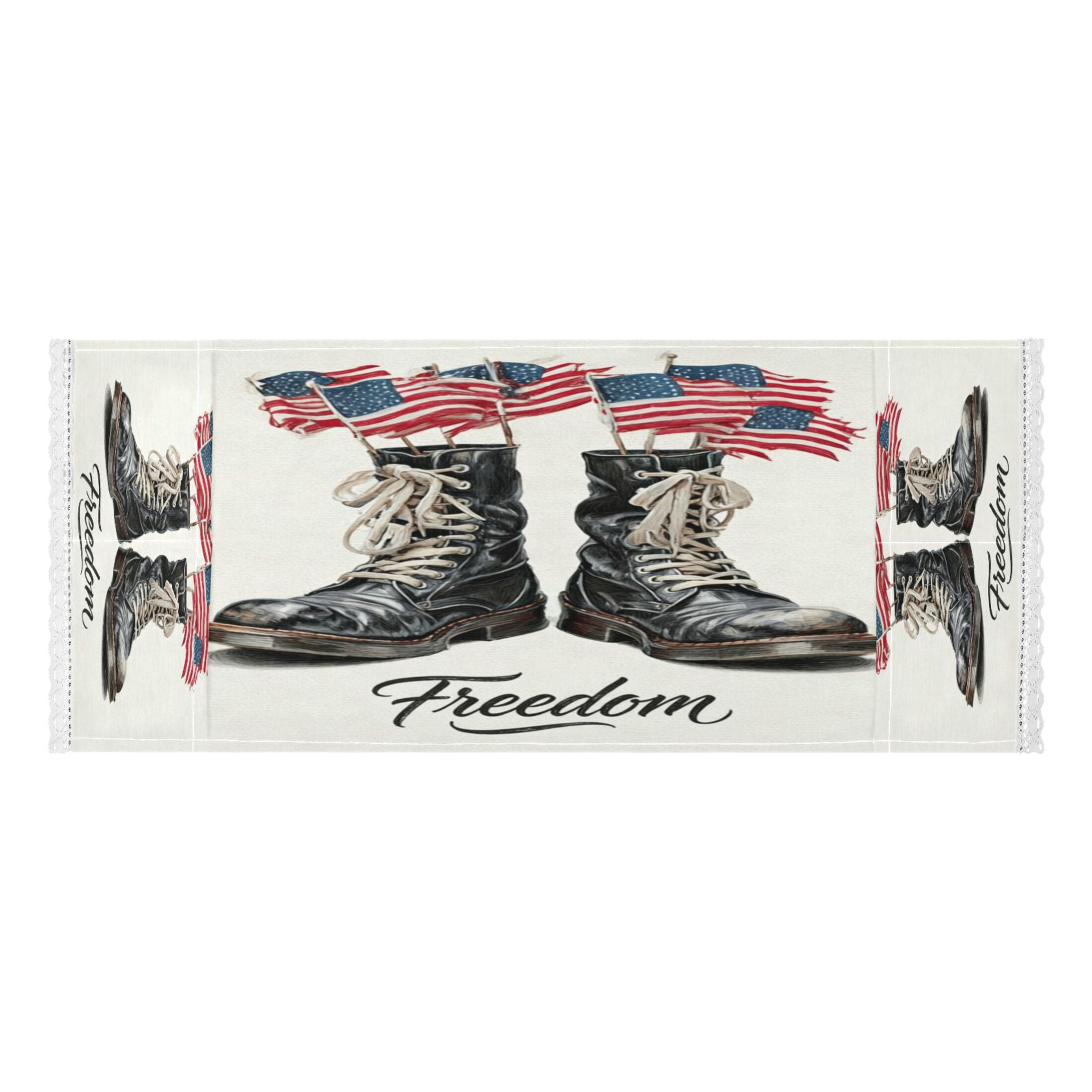 Wobogo Freedom Flag Boots Washing Machine Cover Dustproof Washer Dryer Cover Waterproof Laundry Room Decorative Protector