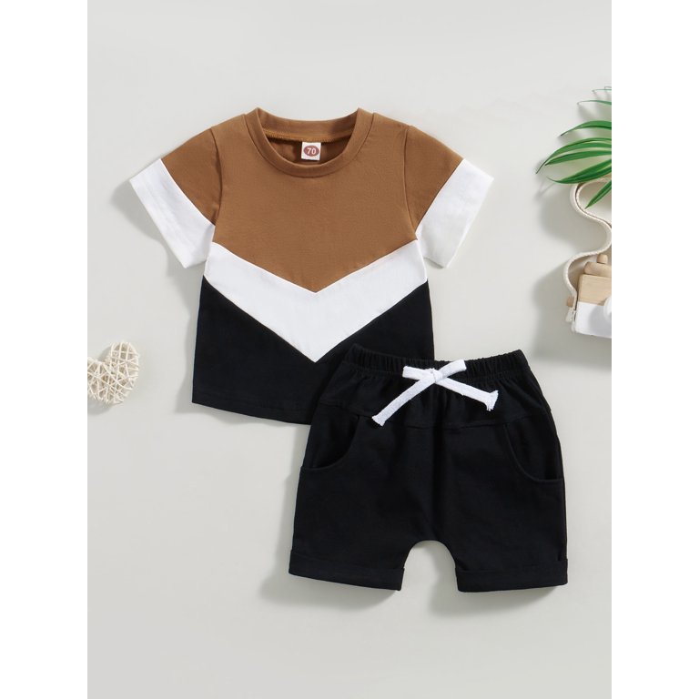 Qtinghua Toddler Baby Boy Summer Clothes