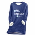 thumbnail image 1 of Hot6sl Women's Printed Round Neck Long Sleeved Top, 1 of 2
