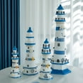 thumbnail image 4 of AQITTI Christmas Supplies Wooden Decoration with Lights Tabletop Centerpiece Decorative tower Light Beach Themed Sculpture Indoor Outdoor Wood Decor for Mantel Table Christmas Decorations, 4 of 6