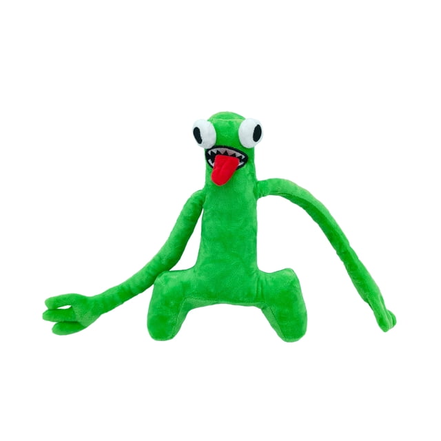 Rainbow Friends Green Plush Toy, Soft Stuffed Doll Inspired by the Popular Roblox Horror Game