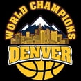 thumbnail image 2 of Game Garment Basketball Team Sports Fan Mens Hoodies Hooded Sweatshirt - Denver World Champion Skyline Hoodie Black XS-3XL, 2 of 6