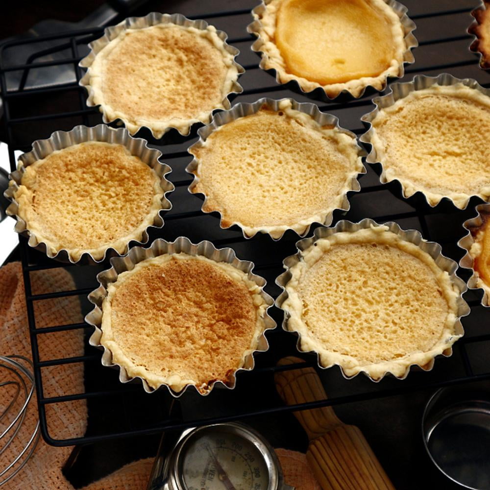 Pie Pan Flower Shaped Egg Tart Pan Loose Bottom Pancake - Temu