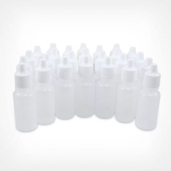 Huge Miniatures 17ml Dropper Bottles (25) New