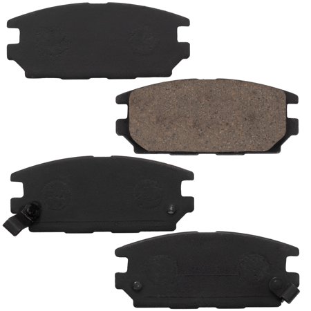 Gridiron Brakes Ceramic Rear Brake Pad Set Driver and Passenger Side - ID532 (Replaces Part# D532)
