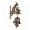 A, variant on HWRETIE Witch Bells Door Hanging Decor Vintage Iron Bell Ornament for Entryway Porch Wall and Seasonal Home Decoration