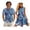 Blue Polynesian Tribal, variant on Hawaii Matching Couple Outfits Black Polynesian Mens Casual Shirts Hawaii Dress Men’s Hawaiian Shirt 4-Way Stretch Lightweight Suitable for Everyday Casual Wear