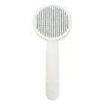 thumbnail image 1 of Cat Grooming Brush Stainless Steel One Button Self Cleaning Pets Comb Brush Tool for Cats Dogs Pink, 1 of 9