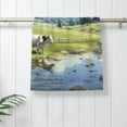 thumbnail image 5 of KLL Pasture Cow Ultra Absorbent & Soft Hand Towels for Bath, Hand, Face, Gym and Spa-27.5x16in, 5 of 7