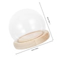 thumbnail image 2 of AURARMLET Glass Domes for Crafts with Clear Glass and Dustproof Feature 1Set, 2 of 6