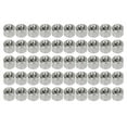 thumbnail image 1 of Coupling Nut Set, 50Pcs Coupling Nut Round Stainless Steel Standard Size  For Home Decoration, 1 of 8