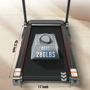 Naipo Treadmill for Home with 3 Level Manual Incline Smart APP USB Charging Foldable Running Electric Treadmill Gym