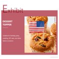 thumbnail image 2 of Shisuyan 200Pcs Toothpick Cake Decorations Paper Flags for Appetizers Event Planners, 2 of 8