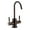 Oil Rubbed Bronze, variant on Whitehaus Point of Use Instant Hot/Cold Water Drinking Faucet with Gooseneck Swivel Spout