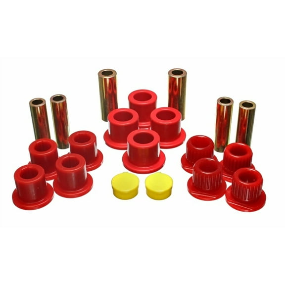 Energy Suspension Rear Leaf Spring Bushing Set - Red Fits select: 2000-2004 FORD EXCURSION