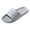 Grey, variant on Men'S Stylish Slip-On Slides Men Slippers Fashionable All Season New Indoor And Outdoor Flat Comfortable Soft Bottom Light Slippers Breathable House Toe-Ring Sandals For Men
