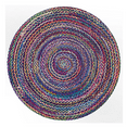 thumbnail image 2 of Jaipur Art And Craft Handmade 180x180 CM (6 x 6 Square feet)(70.20 x 70.20 Inch)Multicolor Round Jute AreaRug Carpet throw, 2 of 5