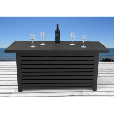 Living Source International Bridgeport Rectangle Steel Propane Fire Living Source International Bridgeport Rectangle Steel Propane Fire Pit Table