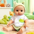 thumbnail image 6 of Danhjin Baby Doll, Voice Blinking Talking Vinyl Simulation Doll with Soft Rubber Baby Toys, Kindergarten Early Education Dolls for Toddler Pretend Play, Christmas Gifts for Children, 6 of 6