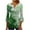 Green, variant on LYXSSBYX Long Sleeve Shirts for Women Women Fashion Printed Casual V-Neck Short Sleeve Loose T-Shirt Blouse Tops