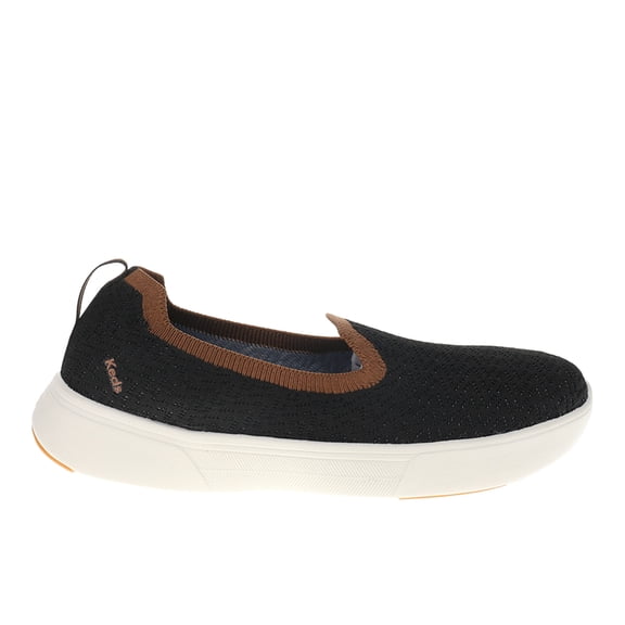 Keds Blisswalk Loafer Women's Loafers & Slip-Ons Black/Cognac Eng Knit Size 9 M