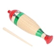 thumbnail image 1 of Guiro Percussion Instrument, Beautiful Sounds Education Tool Wooden Guiro Pretty Design  For School, 1 of 8