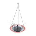 thumbnail image 3 of Baño para pájaros colgante con bomba de fuente de energía solar con gancho, ligero Rosa, 3 of 9