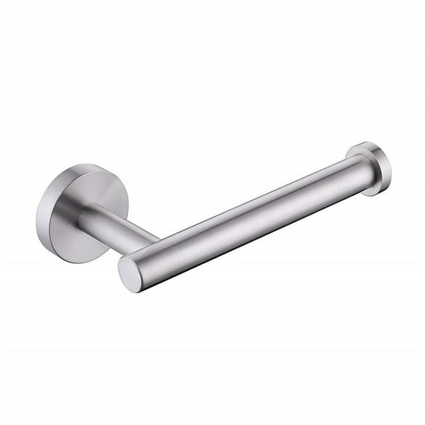 Soporte de papel higiénico de níquel cepillado, dispensador de rollo de papel de acero inoxidable 304, colgador de rollo redondo TP para baño, cocina, baño, montaje en pared