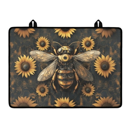 

Xoenoiee Bee Sunflower Print Stove Top Covers 29.18 x 20.96 inch Electric Stove Cover Mat Waterproof Glass Top Stove Cover Ceramic Glass Cooktop Protector Flat Top Oven Cover