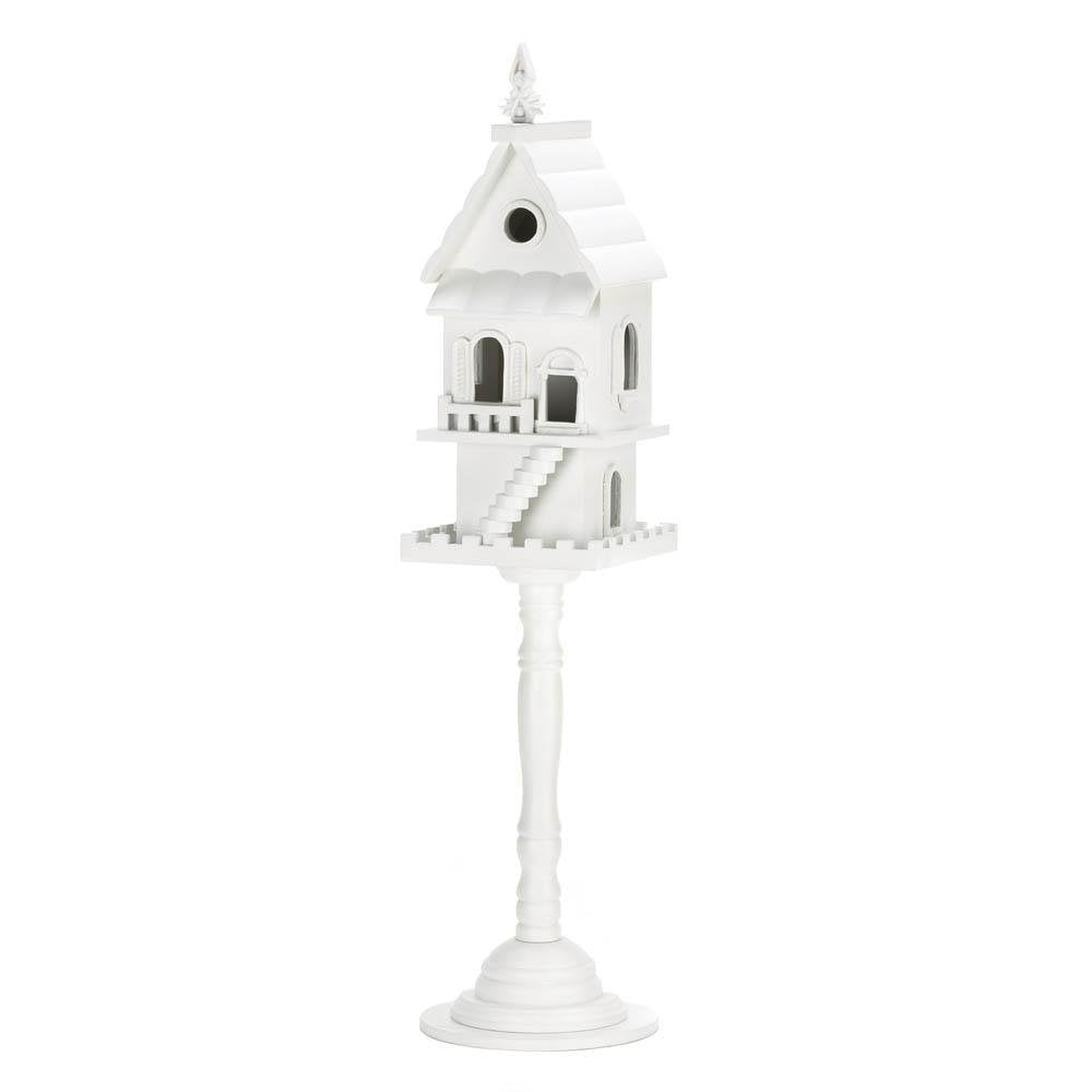 Dove Birdhouse, Two-story Wren Outdoor Bluebird Hummingbird Woodpecker Birdhouse by Songbird Valley