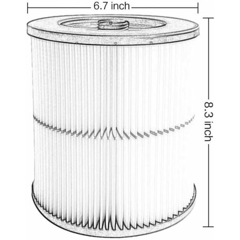 17816 - Filtro dell'aria per Craftsman Shop Vac, ricambio per Craftsman Wet Dry vac filtro per aspirapolvere Craftsman 9-17816, confezione da 2 17816 - Filtro dell'aria per Craftsman Shop Vac, ricambio per Craftsman Wet Dry vac filtro per aspirapolvere Craftsman 9-17816, confezione da 2