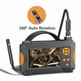thumbnail image 2 of 360 Degree Steering Industrial Endoscope Camera 360° Auto Rotation Dual Lens 4.3'' IPS Screen Inspection Borescope 9 LEDs 32GB ,Stunning Clarity, 2 of 7