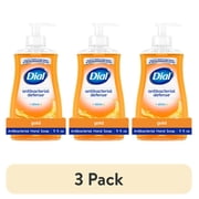 (3 pack) Dial Antibacterial Defense Gold Liquid Hand Soap, 11 fl oz