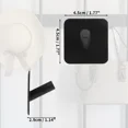 thumbnail image 3 of Zyler - Adhesive Hooks Towel Coat Hooks Wall Hooks Stick On Kitchen Black Item Of 4, 3 of 6