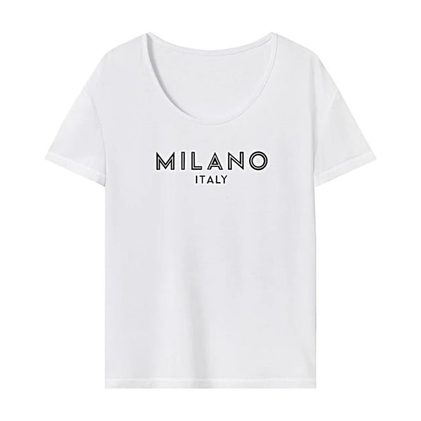 Camiseta para mujer, ropa de calle, camisetas de verano para mujer, para viajes, deportes, vacaciones, caminar S