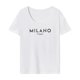 thumbnail image 1 of Camiseta para mujer, ropa de calle, camisetas de verano para mujer, para viajes, deportes, vacaciones, caminar S, 1 of 7