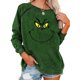 thumbnail image 1 of Camiseta de manga larga con estampado navideño del Grinch para mujer, sudadera informal holgada, Tops Yw1, 1 of 2