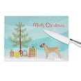 thumbnail image 4 of Carolines Treasures CK3523LCB Border Terrier Christmas Tree Glass Cutting Board - Large, 4 of 4